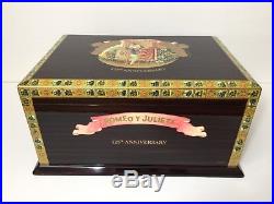 Romeo Y Julieta 125th Anniversary lacquered Humidor Box 16 x 11 1/2 x 7 1/2 H