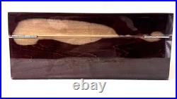SIGLO Cigar Humidor Brown Storage Box withHygrometer and Removable Divider