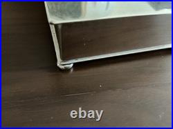 SILVERPLATE HUMIDOR with HERALDIC LION Friedrick Silver Co (pre Gorham) VINTAGE