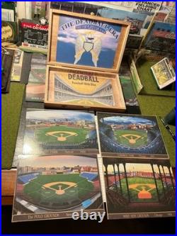 SOM Diamond Gems Deadball Cigar Box Stadium & 8 Historic Stadium Inserts! UNIQUE SOM Diamond Gems Deadball Cigar Box Stadium & 8 Historic Stadium Inserts! UNIQUE