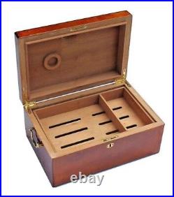 SPAIN-Mappa Burl Large JEWELRY BOX/Storage box/Cigar Humidor 100CT-Jewelry Box
