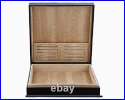 S. T. Dupont Box Cigar Case By Travel Humidor Wood Skin Black 001353