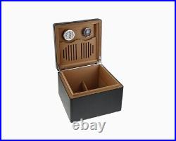 S. T. Dupont Box Humidified Cigar Case X 60 Cigars Humidor Cube Black 001316