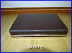 S. T. Dupont Cigar Case leather travel humidor brown without box