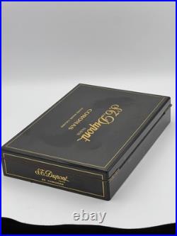 S. T. Dupont Paris Black Laquer Humidor Coronas Hand Made Cigar Box S. T. Dupont Paris Black Laquer Humidor Coronas Hand Made Cigar Box