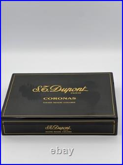 S. T. Dupont Paris Black Laquer Humidor Coronas Hand Made Cigar Box S. T. Dupont Paris Black Laquer Humidor Coronas Hand Made Cigar Box