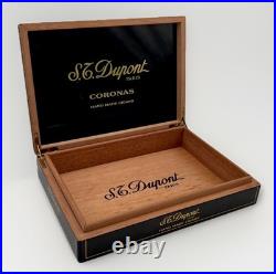 S. T. Dupont Paris Black Laquer Humidor Coronas Hand Made Cigar Box S. T. Dupont Paris Black Laquer Humidor Coronas Hand Made Cigar Box
