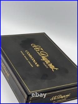 S. T. Dupont Paris Black Laquer Humidor Coronas Hand Made Cigar Box S. T. Dupont Paris Black Laquer Humidor Coronas Hand Made Cigar Box