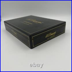 S. T. Dupont Paris Black Laquer Humidor Coronas Hand Made Cigar Box S. T. Dupont Paris Black Laquer Humidor Coronas Hand Made Cigar Box