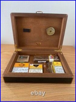 S. T. Dupont humidor Cigar Case Brown without box