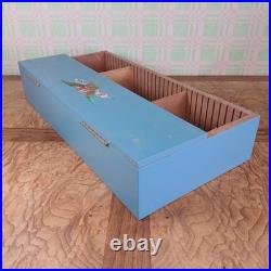 San Cristobal Cigars 18 Long Blue Wooden Countertop Display Storage Humidor Box