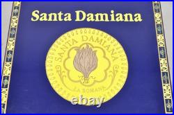 Santa Damiana La Romana Blue Lacquered Wood Cigar Humidor Box
