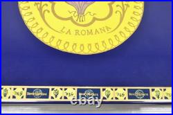 Santa Damiana La Romana Blue Lacquered Wood Cigar Humidor Box