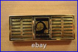 Santa Damiana La Romana Blue Lacquered Wood Cigar Humidor Box Santa Damiana La Romana Blue Lacquered Wood Cigar Humidor Box