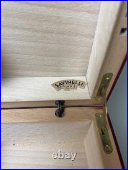 Savinelli 1876 Humidor Cigar Case Box Smoking Pipe Storage Gloss Red Tobacciana Savinelli 1876 Humidor Cigar Case Box Smoking Pipe Storage Gloss Red Tobacciana