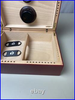 Savinelli 1876 Humidor Cigar Case Box Smoking Pipe Storage Gloss Red Tobacciana Savinelli 1876 Humidor Cigar Case Box Smoking Pipe Storage Gloss Red Tobacciana