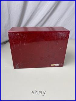 Savinelli 1876 Humidor Cigar Case Box Smoking Pipe Storage Gloss Red Tobacciana Savinelli 1876 Humidor Cigar Case Box Smoking Pipe Storage Gloss Red Tobacciana