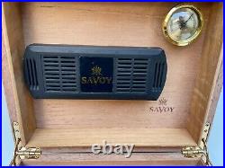 Savoy Wooden Humidor/Cigar Box Excellent Condition