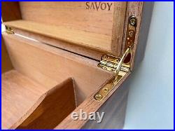 Savoy Wooden Humidor/Cigar Box Excellent Condition