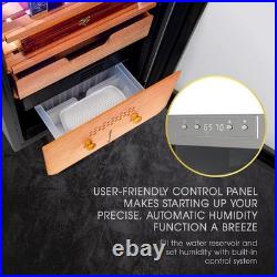 Schmecke 300 Cigar Humidor, Cigar Humidifier, Cigar Box & Cigar Hygrometer