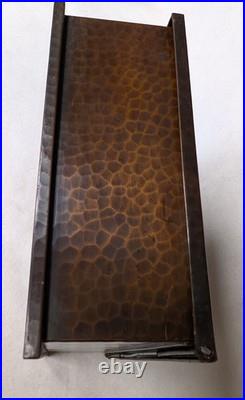 Signed Roycroft Large Cigar Humidor Box Signed Roycroft Large Cigar Humidor Box