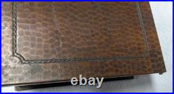 Signed Roycroft Large Cigar Humidor Box Signed Roycroft Large Cigar Humidor Box