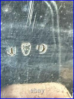 Silver Plated English Cigarette Box / Pill Box Horse Motif (HALLMARKED SEE PICS)