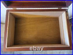 Solid Wood Humidor w Removable Vented Box Removable Drawer Dividers 18 x 11.5 In Solid Wood Humidor w Removable Vented Box Removable Drawer Dividers 18 x 11.5 In