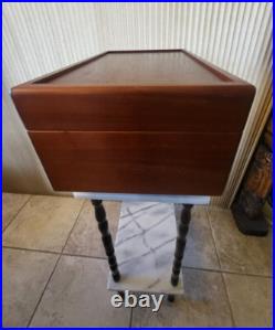 Solid Wood Humidor w Removable Vented Box Removable Drawer Dividers 18 x 11.5 In Solid Wood Humidor w Removable Vented Box Removable Drawer Dividers 18 x 11.5 In