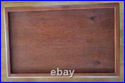 Solid Wood Humidor w Removable Vented Box Removable Drawer Dividers 18 x 11.5 In Solid Wood Humidor w Removable Vented Box Removable Drawer Dividers 18 x 11.5 In