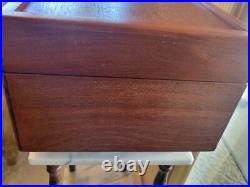 Solid Wood Humidor w Removable Vented Box Removable Drawer Dividers 18 x 11.5 In Solid Wood Humidor w Removable Vented Box Removable Drawer Dividers 18 x 11.5 In