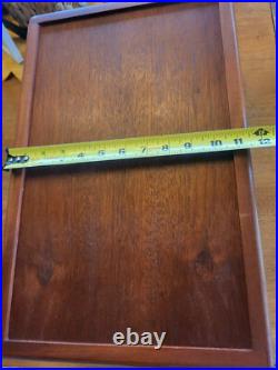 Solid Wood Humidor w Removable Vented Box Removable Drawer Dividers 18 x 11.5 In Solid Wood Humidor w Removable Vented Box Removable Drawer Dividers 18 x 11.5 In
