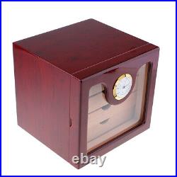 Spanish Cedar Cigar Humidor Humidifier Hygrometer 4 Layer Cigar Box