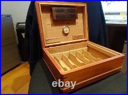 Stunning Handcrafted Humidor Cigar Box By Charles Tedder Of High Point, Nc