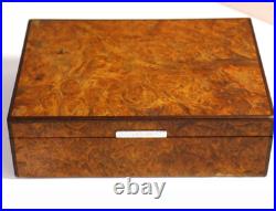Super Rare Vintage Alfred Dunhill Miniature Burlwood Cigar Humidor/Cigarette Box Super Rare Vintage Alfred Dunhill Miniature Burlwood Cigar Humidor/Cigarette Box