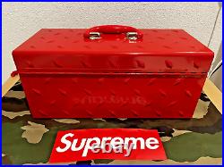 Supreme Diamond Plate Red Tool Box Brand New
