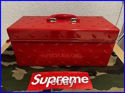 Supreme Diamond Plate Tool Box Red 80 x Cigars Humidor x Karnabakos Boveda