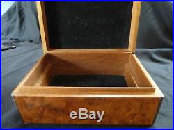 TIFFANY & Co Burl Humidor Jewelry Trinket Box