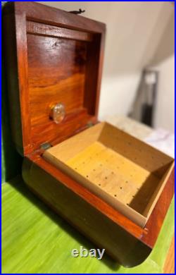 Tabacalera Cigar Humidor Box Wood Philippines Hygrometer 11 x 9x 5.25 drawer