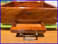 Tabacalera Cigar Humidor Box Wood Philippines Hygrometer 11 x 9x 5.25 drawer