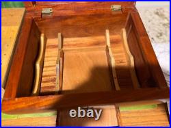 Tabacalera Cigar Humidor Box Wood Philippines Hygrometer 11 x 9x 5.25 drawer