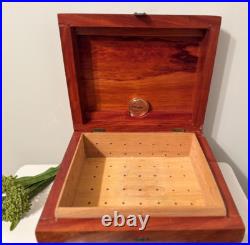 Tabacalera Cigar Humidor Box Wood Philippines Hygrometer 11 x 9x 5.25 drawer
