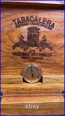 Tabacalera Cigar Humidor Box Wood Philippines Hygrometer