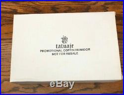 Tatuaje Cigar Travel Humidor Coffin Holds 10 Cigars Monster Edition New With Box