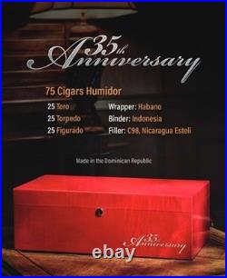 The Gurkha 35th Anniversary Cigar Humidor limited edition, high quality