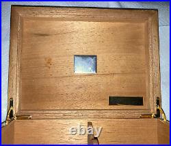 Thomas Bentley Approx 12X9X4 3/4 Humidor Wood Wooden Storage Cigar Inlay