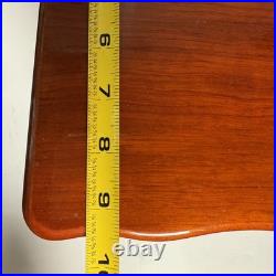 Thompson Cigar Humidor Wood Mahogany Box Lined Drawer No key. 150 ct. READ