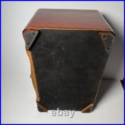 Thompson Cigar Humidor Wood Mahogany Box Lined Drawer No key. 150 ct. READ