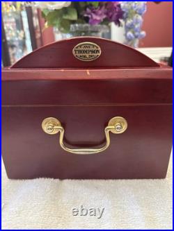 Thompson & Co Inc. 1915 Wooden Cigar Humidor Box Thompson & Co Inc. 1915 Wooden Cigar Humidor Box