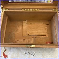 Thompson & Co Inc. 1915 Wooden Cigar Humidor Box Thompson & Co Inc. 1915 Wooden Cigar Humidor Box